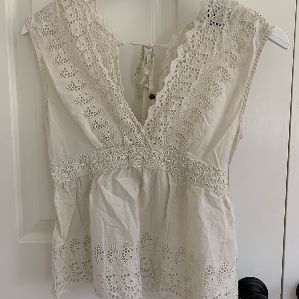 Lace tank top